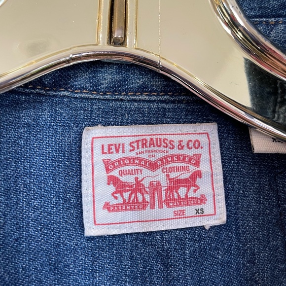 Levi’s Come Together patch denim bottom down - Picture 2 of 3